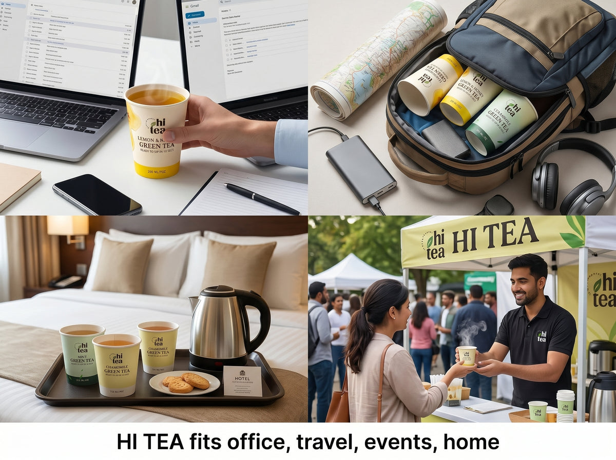 Instant Green Tea Cups: How HI TEA Works
