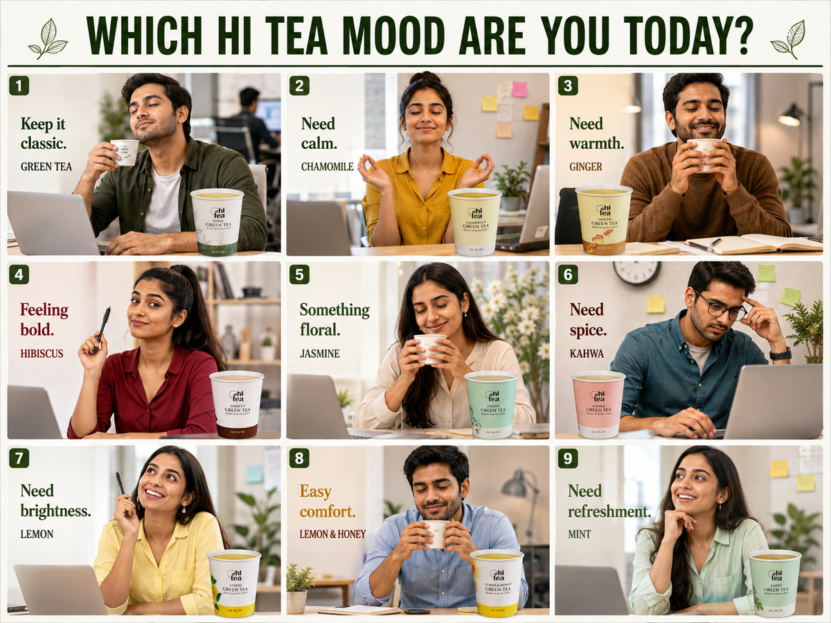 9 Tea Moods, 9 HI TEA Flavours