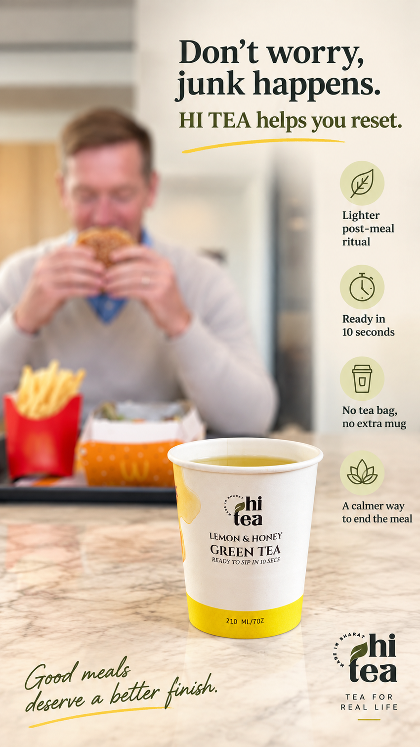 Green Tea After Junk Food: Can It Detox or Undo a Heavy Meal?