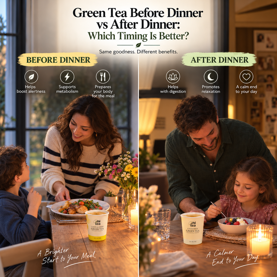 Green Tea Before Dinner vs After Dinner: Which Timing Is Better?