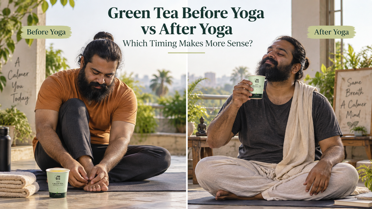 Green Tea Before Yoga vs After Yoga: Which Timing Makes More Sense?