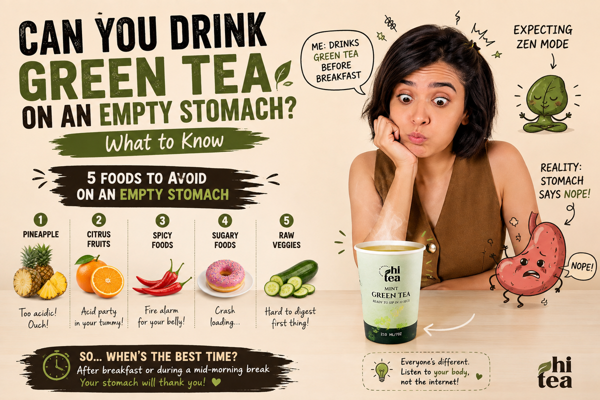 Can You Drink Green Tea on an Empty Stomach? What to Know