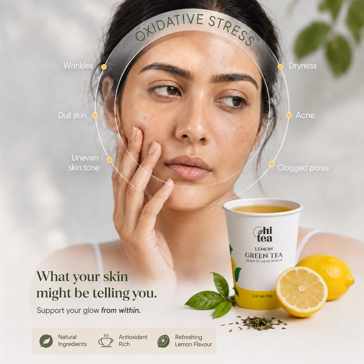 
          Green Tea for Skin: Acne, Glow, Antioxidants & What Evidence Says
        