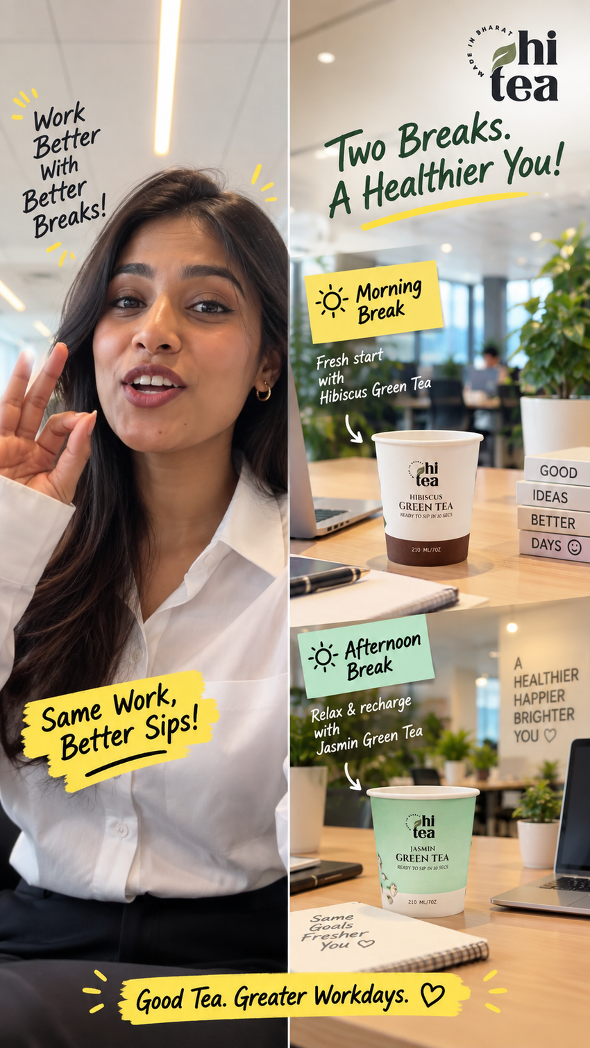 Green Tea During Office Breaks: Morning vs Afternoon Tea at Work