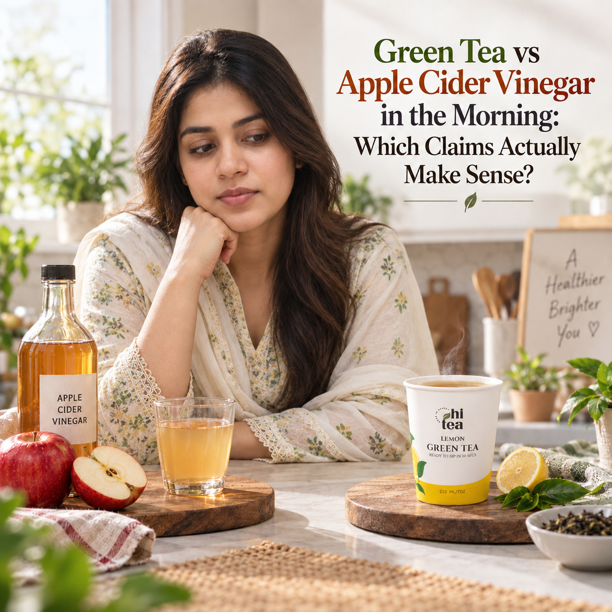 Green Tea vs Apple Cider Vinegar in the Morning: Which Claims Actually Make Sense?