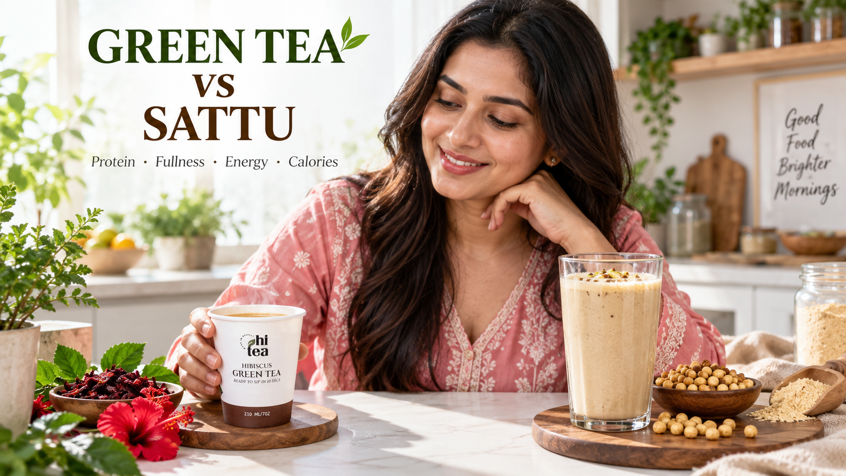 
          Green Tea vs Sattu Water in the Morning: Protein, Fullness, Energy, Calories & Which Is Better?
        