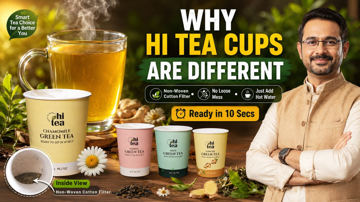 HI TEA vs Tea Bags: How Instant Green Tea Cups Actually Work