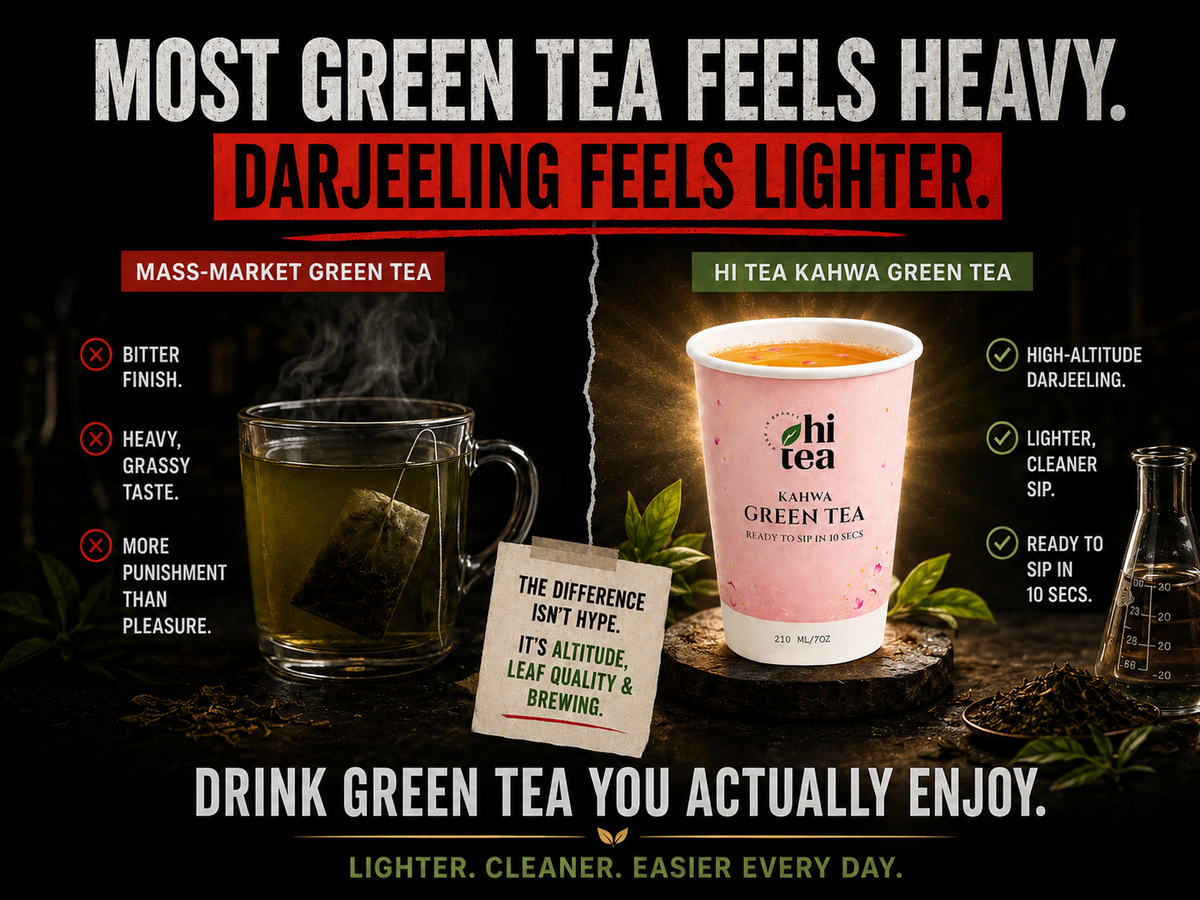 Why Darjeeling Green Tea Feels Lighter