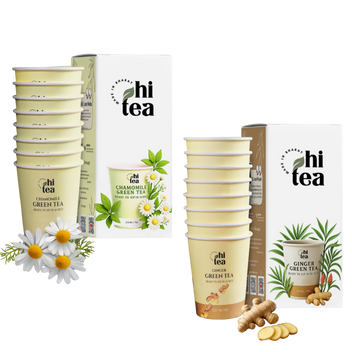 HI TEA Instant Green Tea Cups | Ready in 10 Seconds