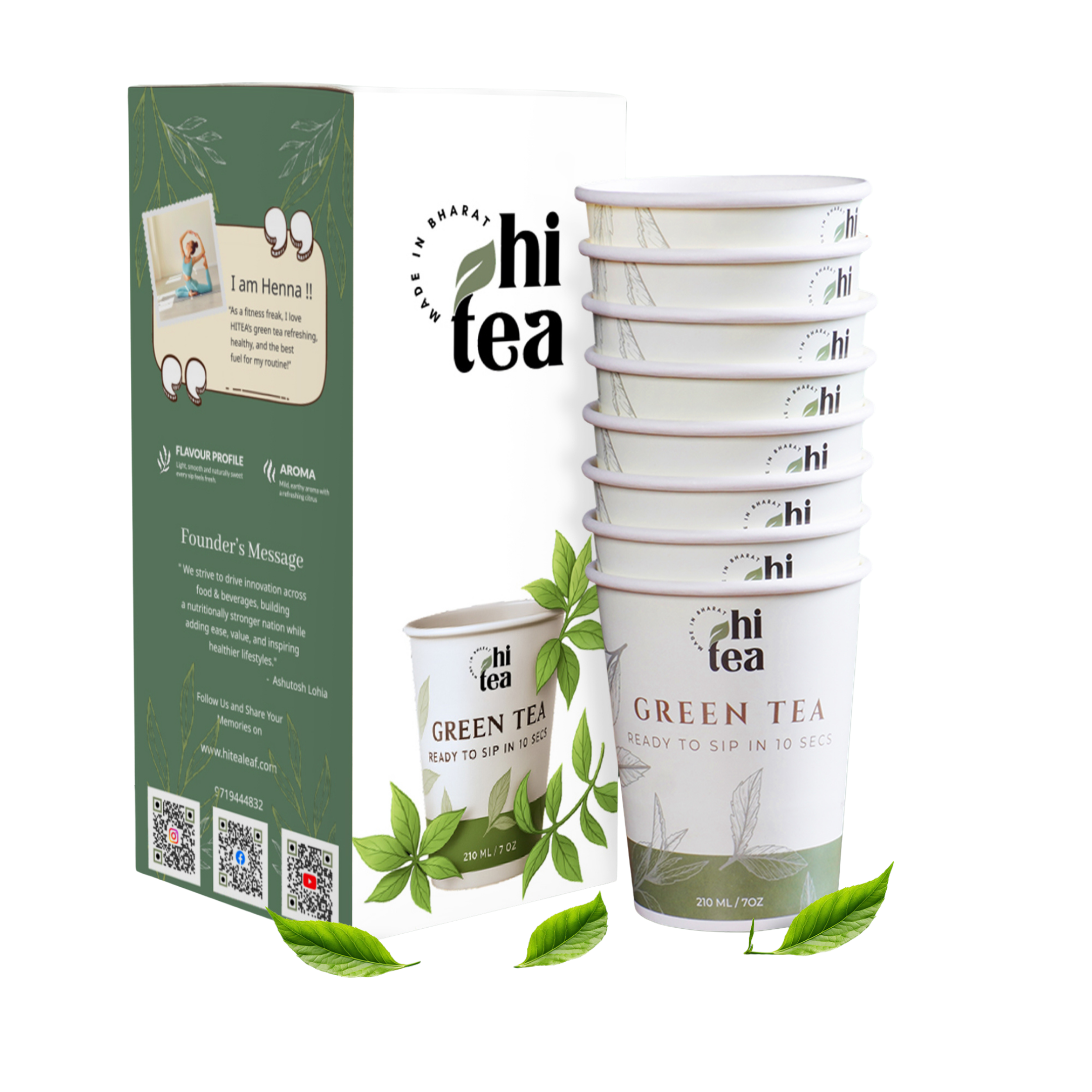Classic Green Tea | 8 Instant Cups – Just Add Hot Water