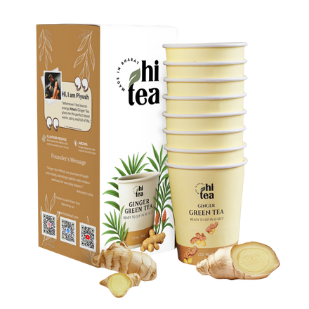 Ginger Green Tea Instant Cups