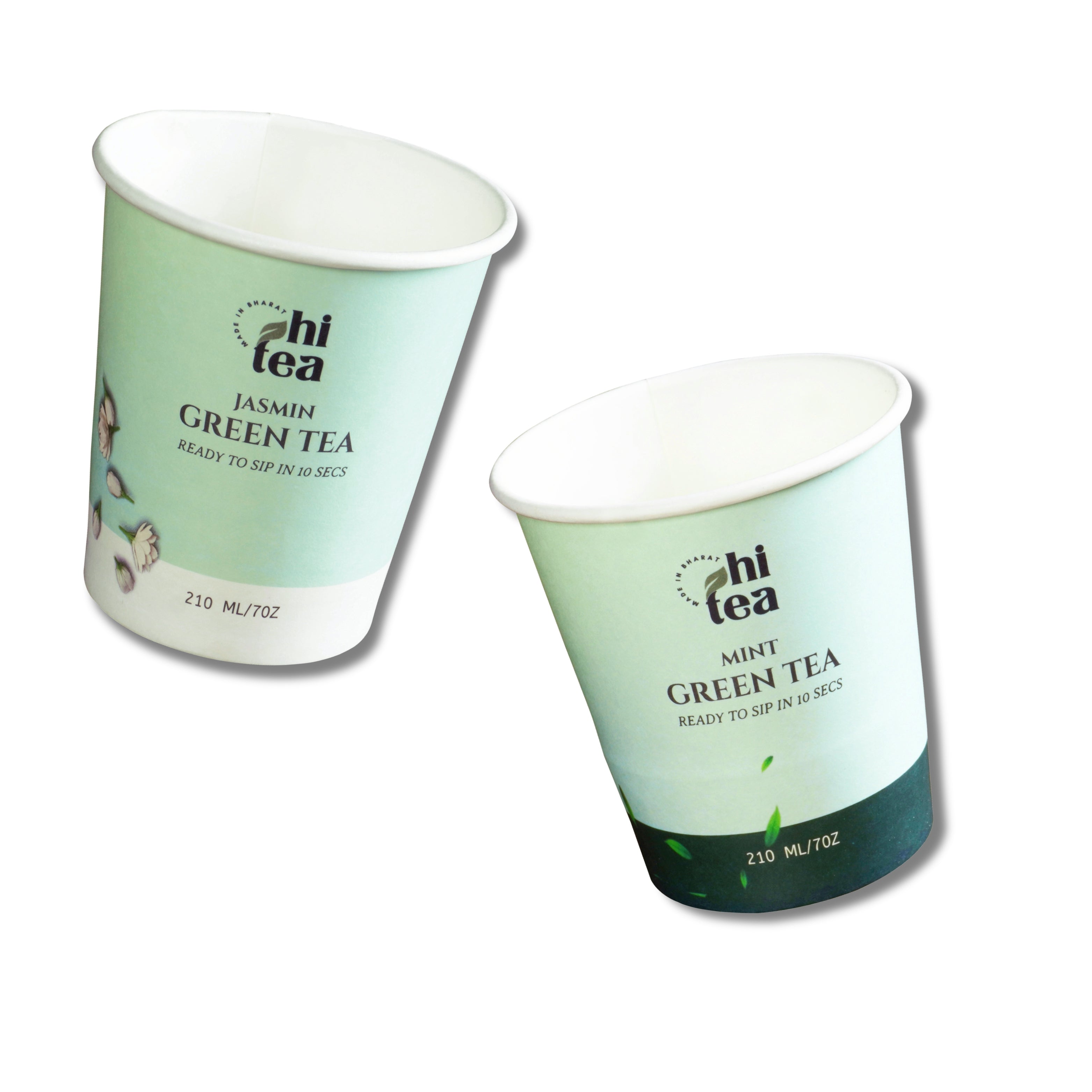 Jasmine Green Tea & Mint Green Tea - Pack of 2 (16 Cups )