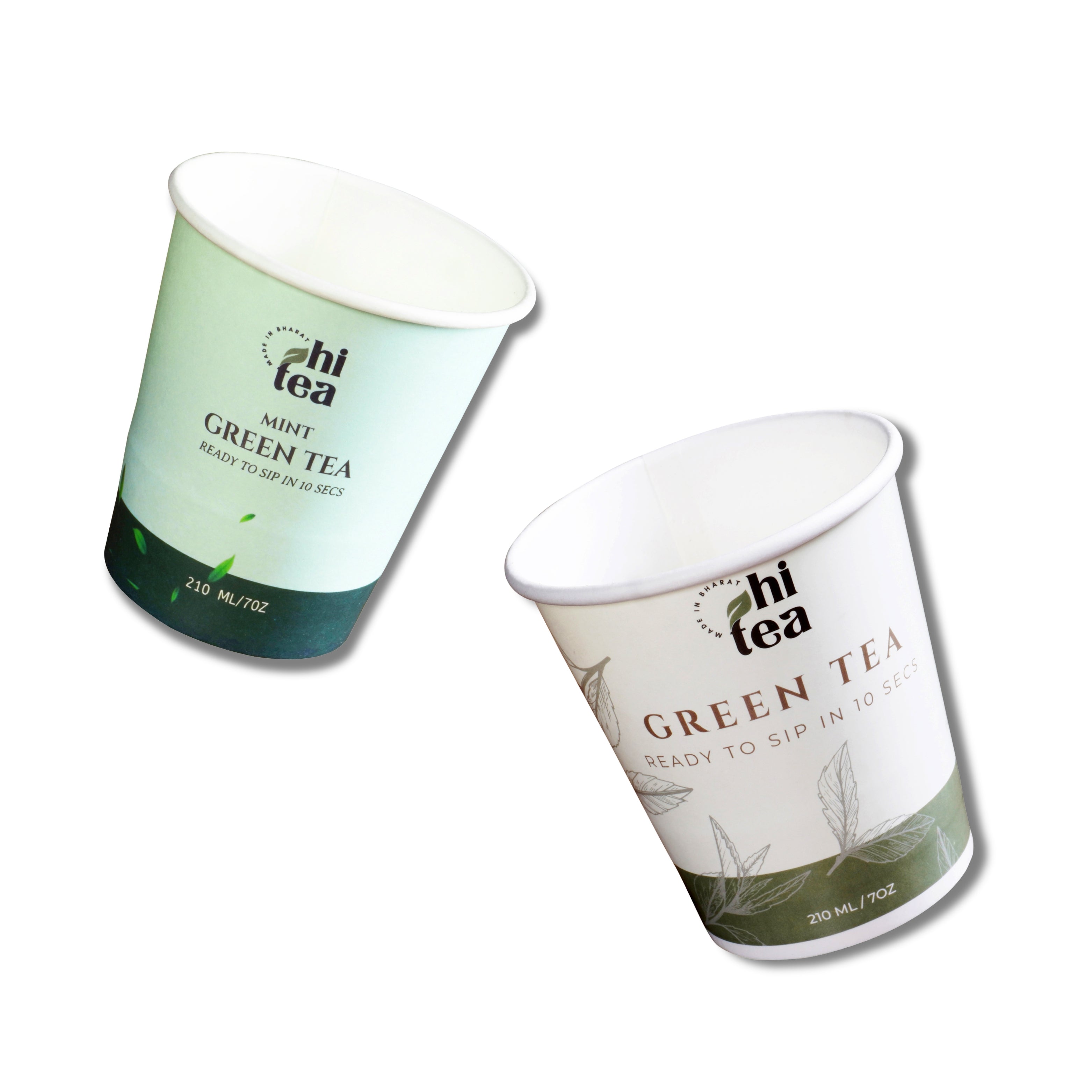 Mint Green Tea & Classic Green Tea - Pack of 2 (16 Cups )