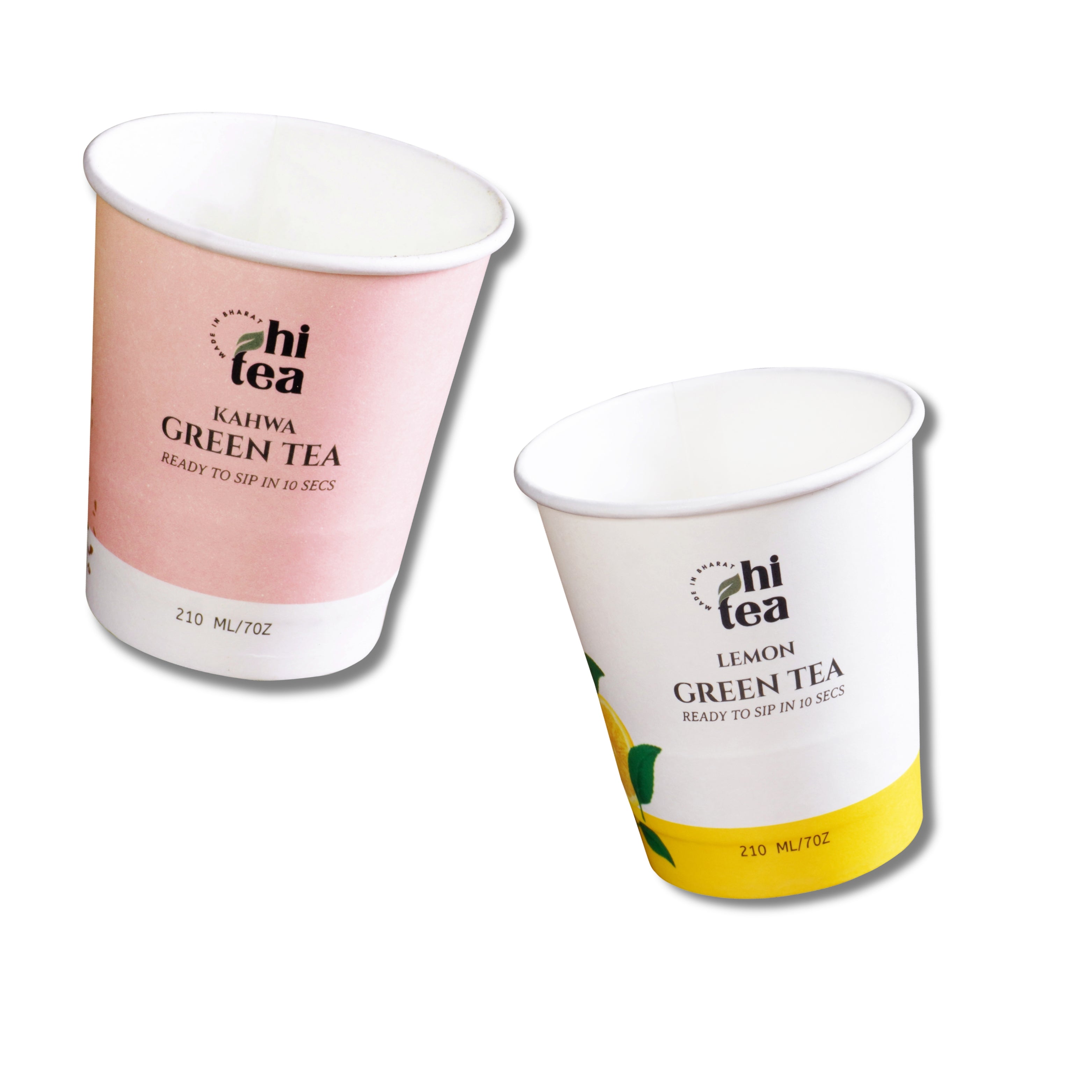 Kahwa Green Tea & Lemon Green Tea - Pack of 2 (16 Cups )