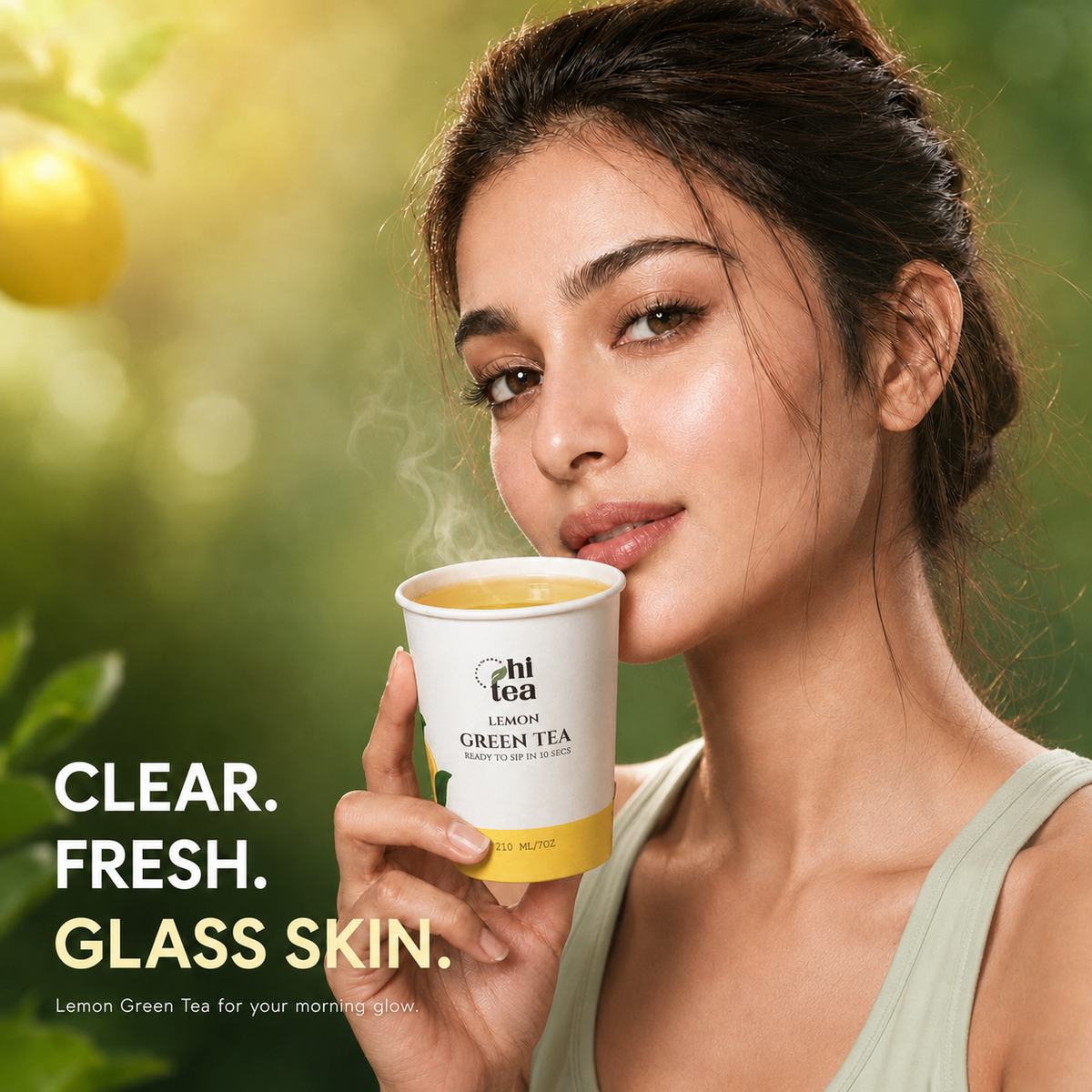 Lemon Green Tea Instant Cups