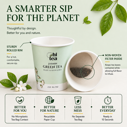 Jasmine Green Tea Instant Cups