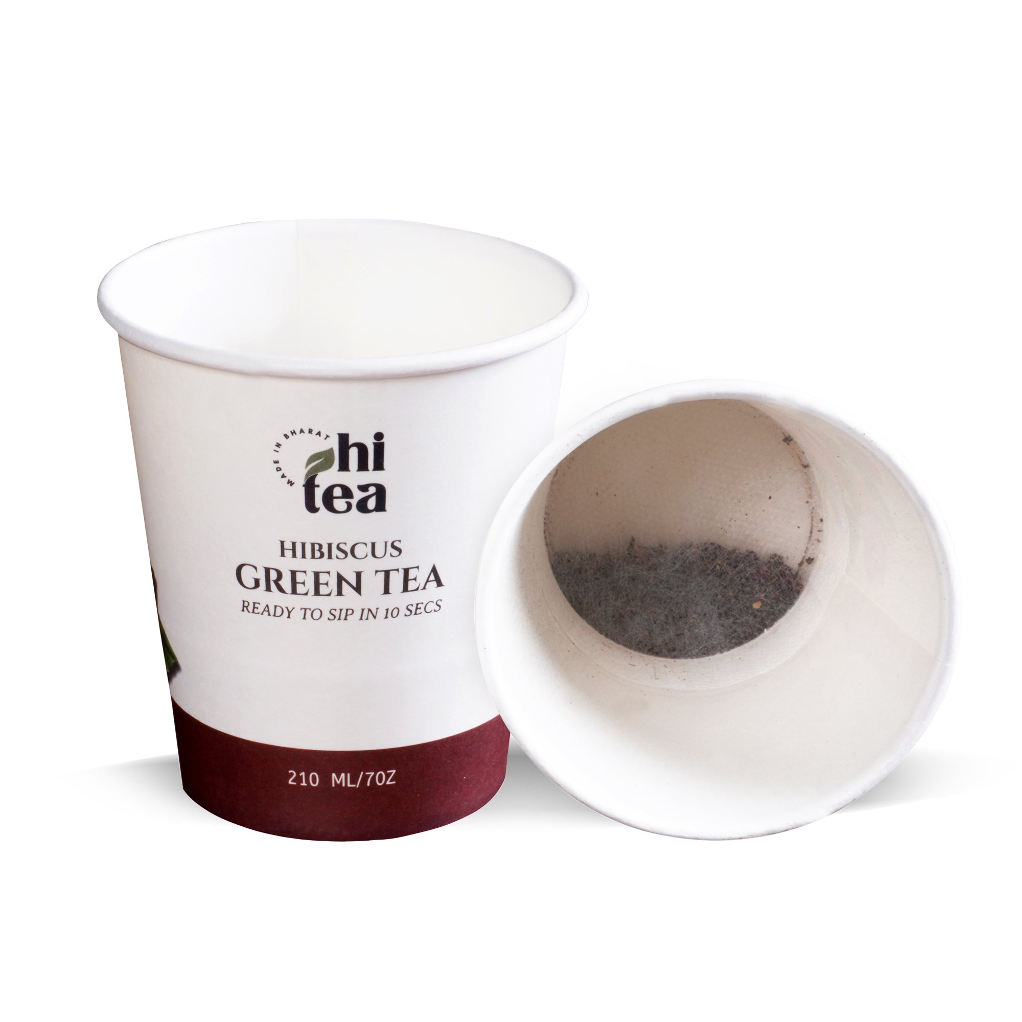 Hibiscus Green Tea | 8 Instant Cups – Just Add Hot Water