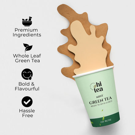 Classic Green Tea & Mint Green Tea - Pack of 2 (16 Cups )