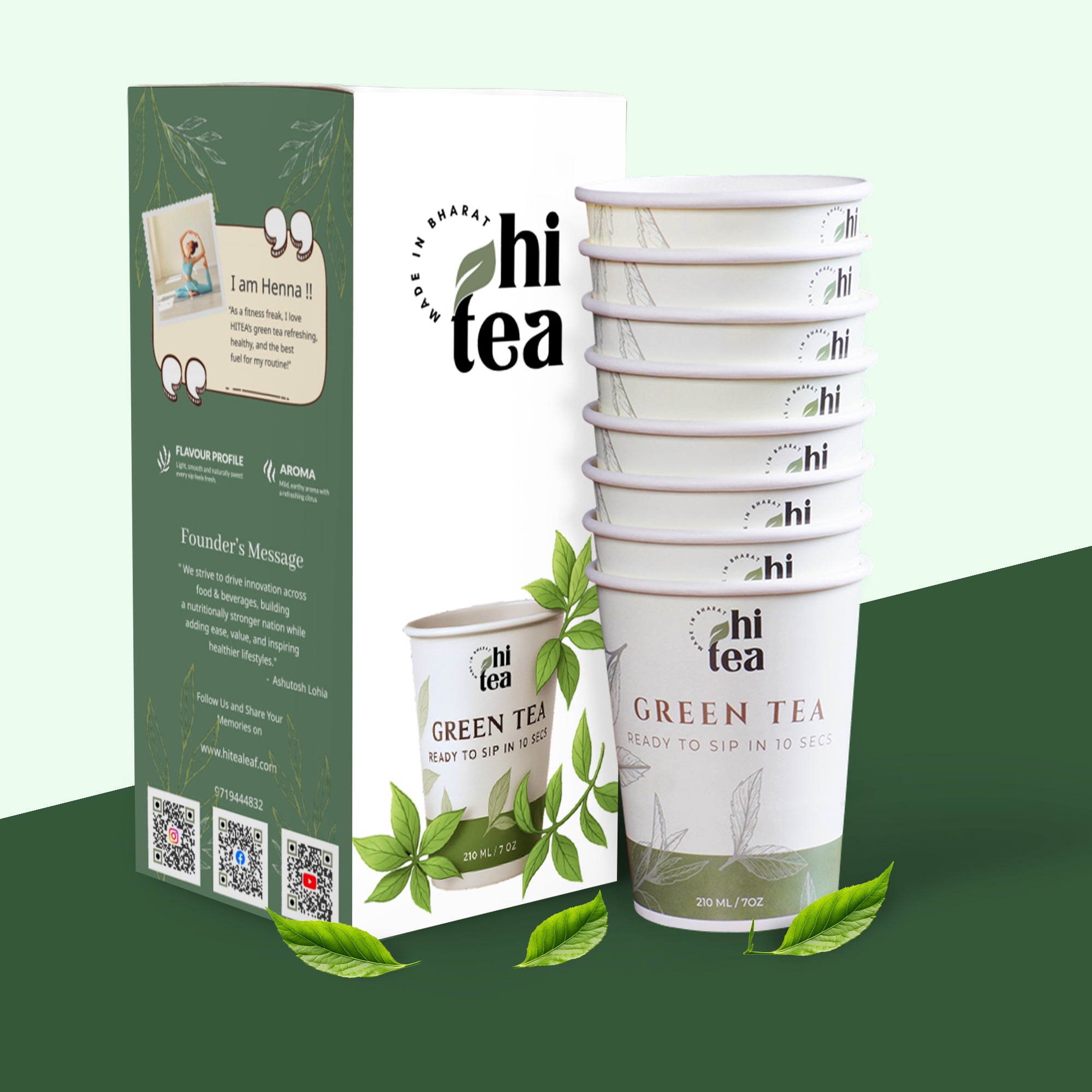 Classic Green Tea | 8 Instant Cups – Just Add Hot Water