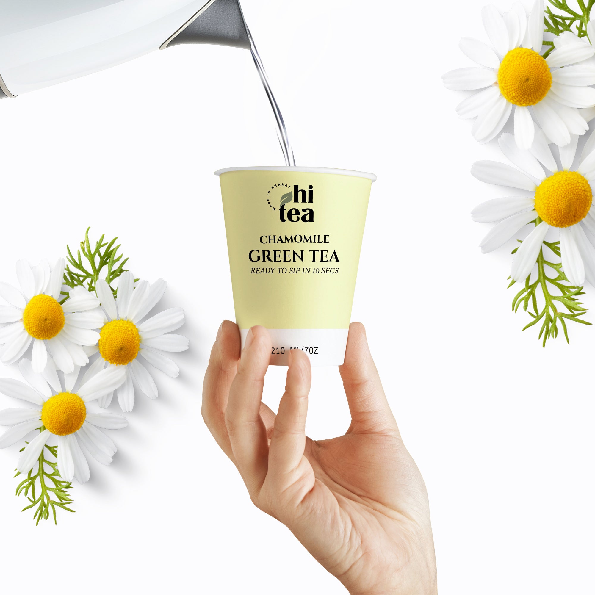 Chamomile Green Tea | 8 Instant Cups – Just Add Hot Water