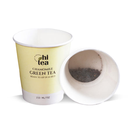 Kahwa Green Tea & Chamomile Green Tea - Pack of 2 (16 Cups )