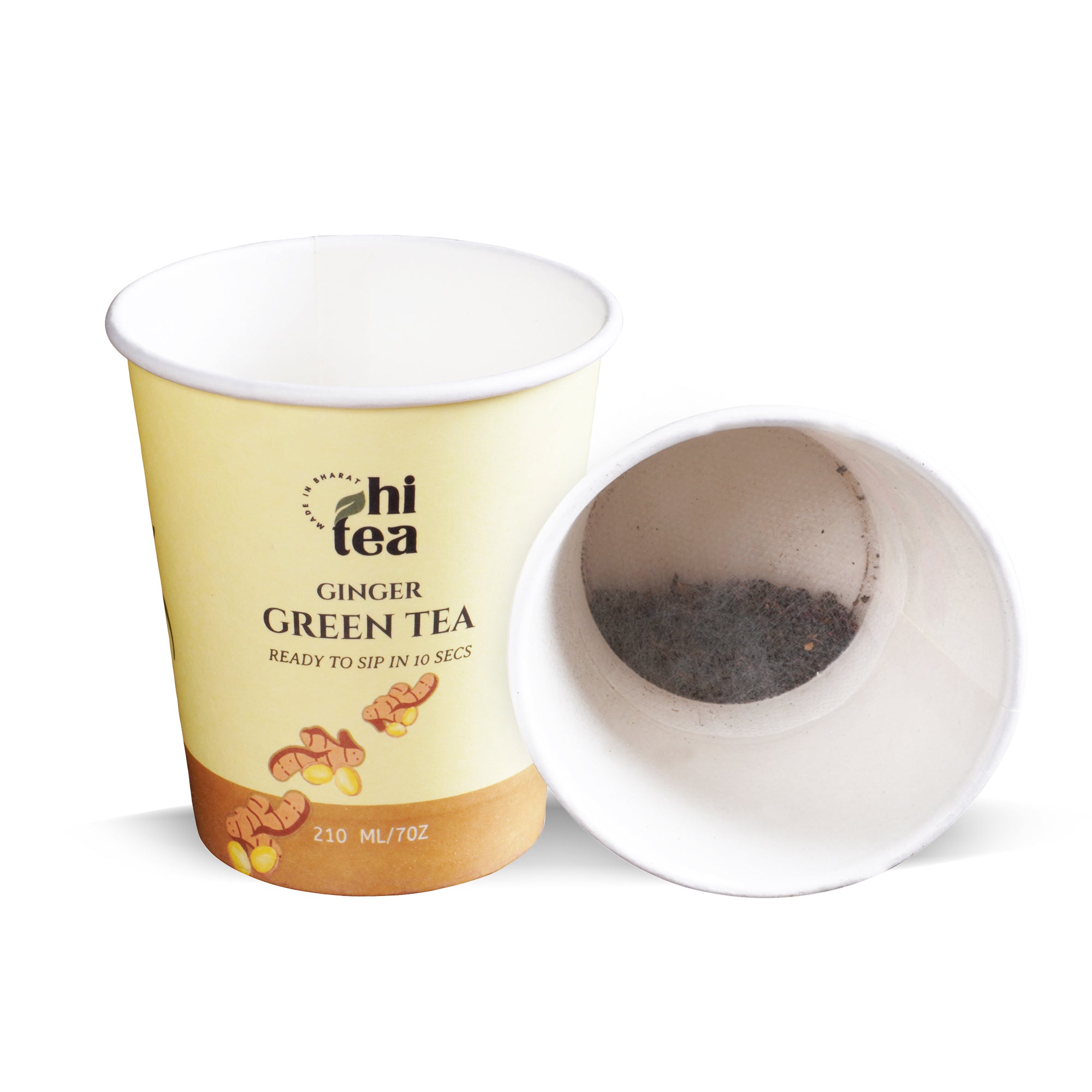 Ginger Green Tea | 8 Instant Cups – Just Add Hot Water