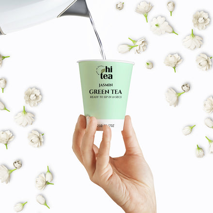 Jasmine Green Tea & Mint Green Tea - Pack of 2 (16 Cups )