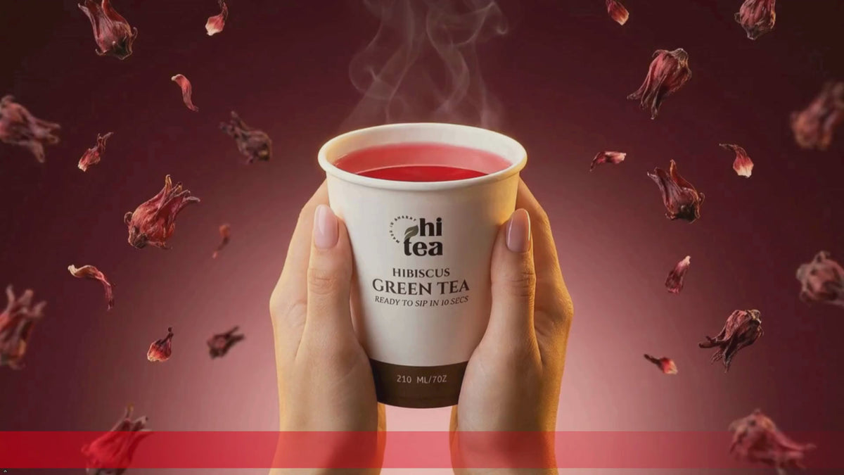 Hibiscus Green Tea Instant Cups